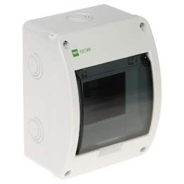 ELEGANT-1X5/NT/W/EPN Surface-Mounted Distribution Board 5-Module, IP40, White by Elektro-Plast