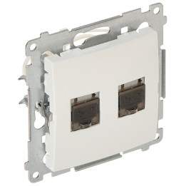 KONTAKT Simon D62E.01/11-SIMON54 Gniazdo RJ-45 do montażu ściennego