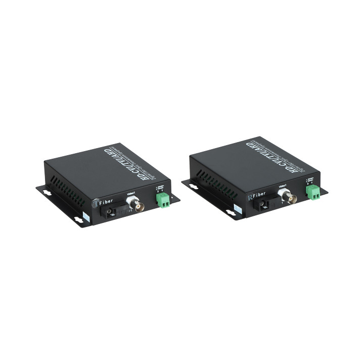 OVH-1D/SC Fiber Optic Video Converter 1x Video + RS-485 Kit TX/RX