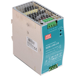 MEAN WELL NDR-240-24 240W 24V DC DIN Rail Power Supply