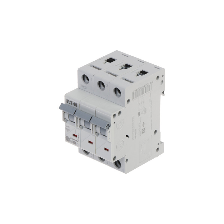 EATON HN-B20/3 20A 3-Pole B Curve Miniature Circuit Breaker (MCB)