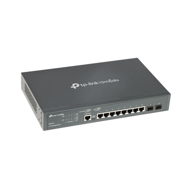 TP-LINK TL-SG3210 JetStream 8-Port Gigabit L2+ Managed Switch with 2 SFP Slots