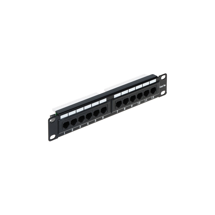 PP10-12/RJ 10-inch 12-Port RJ-45 Patch Panel