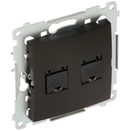 KONTAKT Simon D62.01/49-SIMON54 RJ-45 Gniazdo ścienne Białe