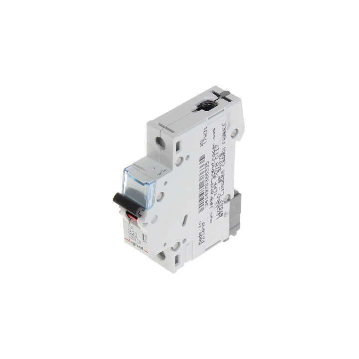 LEGRAND LE-403358 20A B Curve 1-Pole Miniature Circuit Breaker (MCB)
