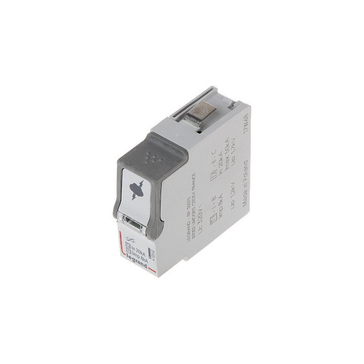 LEGRAND LE-412302 Cartouche de dispositif de protection contre les surtensions type 1+2 50 kA