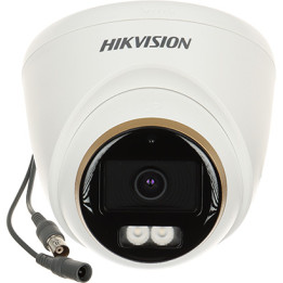 Cámara de torreta fija PoC de doble luz Hikvision DS-2CE72KF3T-LE (2,8 mm) 3K ColorVu