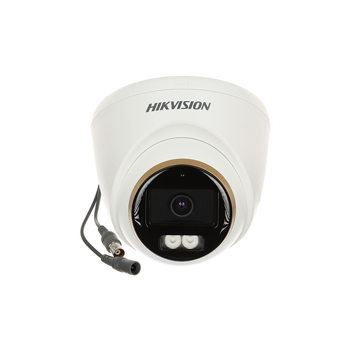 Cámara de torreta fija PoC de doble luz Hikvision DS-2CE72KF3T-LE (2,8 mm) 3K ColorVu