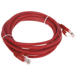 Cable de conexión Ethernet RJ45/3.0-RED Cable de red RJ45 Cat5e/Cat6 rojo de 3 m
