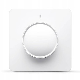 Variateur intelligent Tuya ZigBee avec bouton rotatif série KT blanc