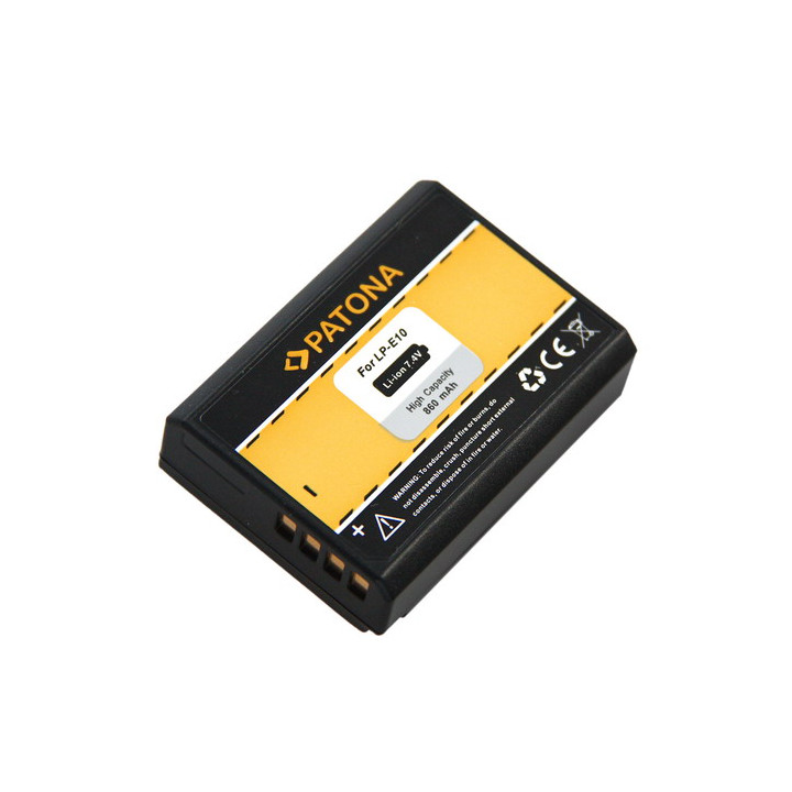 Patona PT1089 Battery for Canon LP-E10 860mAh Li-Ion