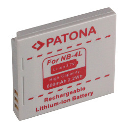 Patona PT1004 Battery Canon NB-4L 600mAh Li-Ion