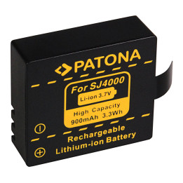 Patona PT1228 Battery 900mAh Li-Ion for SJCAM SJ4000, Rollei 220/350