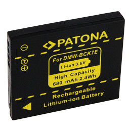 Patona PT1091 Battery for Panasonic DMW-BCK7E 680mAh Li-Ion
