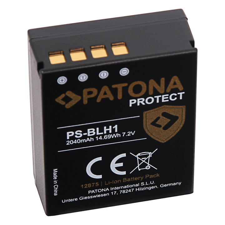 Patona PT12875 Battery Olympus BLH-1 2040mAh Li-Ion Protect