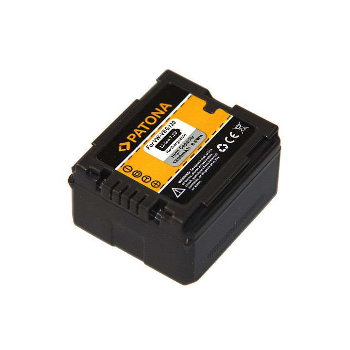 Patona PT1151 Battery for Panasonic VW-VBG130 1200mAh Li-Ion