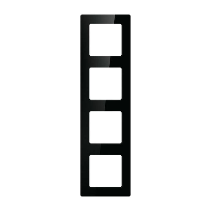 Avatto N-TS10-Frame-B4 Quadruple Switch Frame (Black)