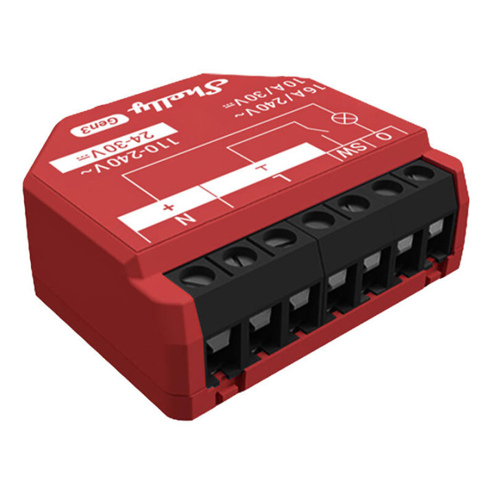 Shelly 1PM Gen3 Temperature & Humidity Sensor, WiFi/Bluetooth/Matter/KNX