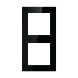 AVATTO N-TS10-Frame-B2 Double Switch Frame (Black)