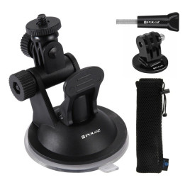 Puluz PU51 Car Windshield Mount for Sports Cameras (Compatible with Osmo Action 5 Pro, Insta360 X5, GoPro)