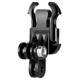 Telesin GP-MTB-T02-BK Double J-Hook Mount for Sports Cameras