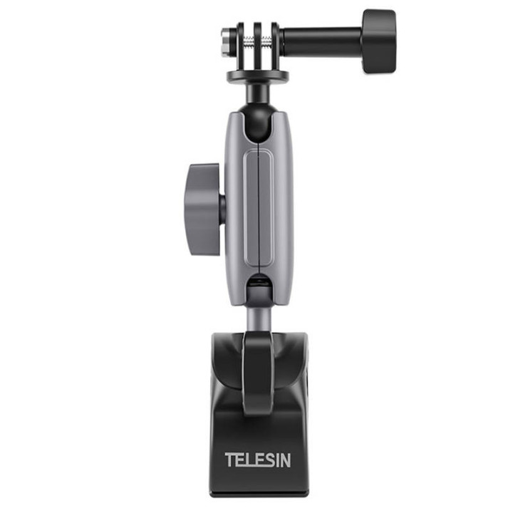 TELESIN GP-HBM-001 Universal Handlebar Tube Clamp Mount for Sport Cameras (Aluminum)