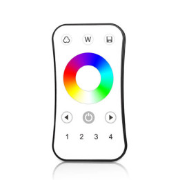 Tuya PLD030 Serie SD Controlador remoto LED RGB/RGBW de 4 zonas Blanco