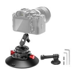 Neewer CA013 1/4-inch Suction Cup Mount for Sports Cameras (GoPro, DJI, Insta360)