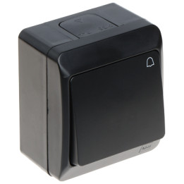 Momentary Push Button Switch HERMES/0337-09/EPN 250V 10A IP44 Elektro-Plast