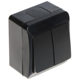 Illuminated Switch HERMES/0332-09/EPN 250V 10A IP44 Elektro-Plast