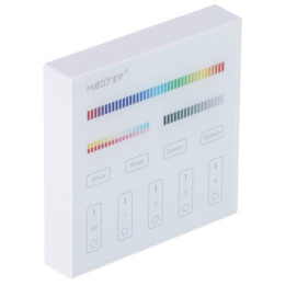 Wandmontierter Controller RGB+CCT 4-Zonen 2xAAA T4