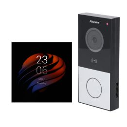 AKUBELA AK-KIT-E12PS51-POE IP Intercom Kit with Wi-Fi, Zigbee, PoE