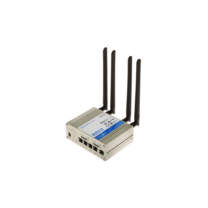 Teltonika TK-RUTX12 Gigabit Wi-Fi 5 AC Router, przepustowość 1000 Mb/s