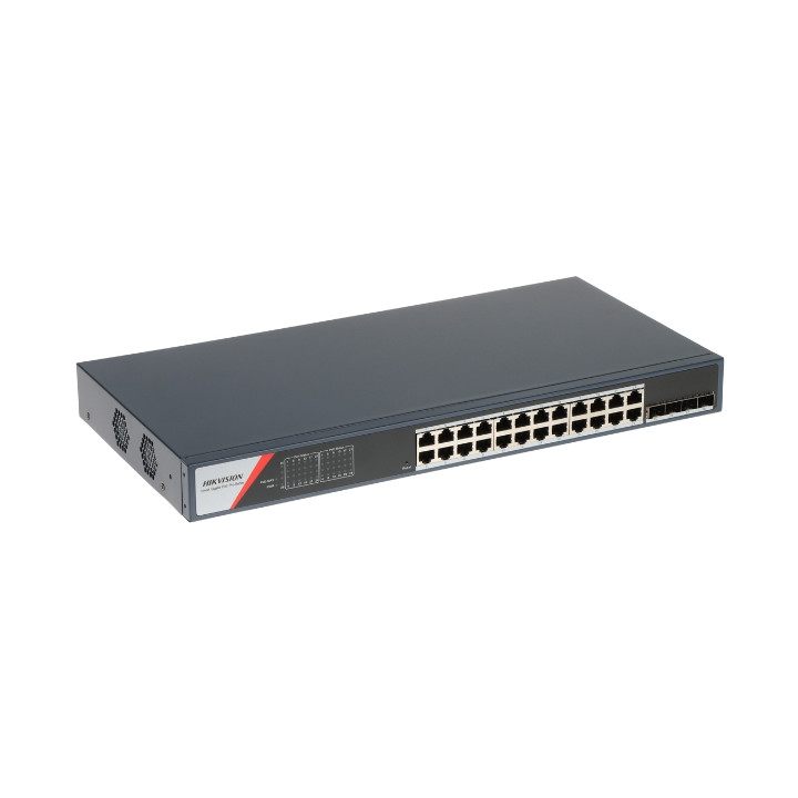 Hikvision DS-3E1528P-SI-24P4F 24-портовый PoE+ коммутатор
