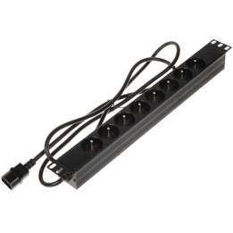 PD-8/R/IEC-N 8-Outlet Power Strip with 1.8m Cable