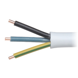 Cable eléctrico YDY-3X2.5 Cable de alimentación de cobre de 3x2,5 mm²