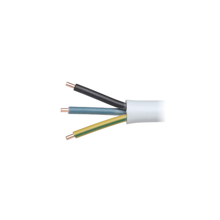 Cable eléctrico YDY-3X2.5 Cable de alimentación de cobre de 3x2,5 mm²