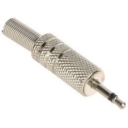 Conector Jack Macho 3.5mm JACK-W/2.5/M/MET – Enchufe de Audio para Cables