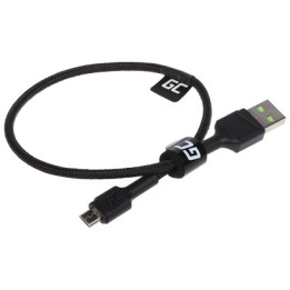 Green Cell PowerStream USB-A to USB Micro-B Cable 0.3 m KABGC23