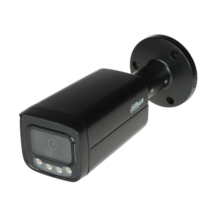 DAHUA IPC-HFW21249T-AS-IL-0280B-BLACK Cámara IP inteligente WizSense de doble luz de 12MP 4.5K UHD con PoE, lente fija de 2.8 mm