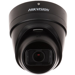 Cámara IP Hikvision DS-2CD2H86G2-IZS(2.8-12MM)(C)/NEGRO 8MP 4K AcuSense Turret con zoom motorizado, PoE, detección de personas/v