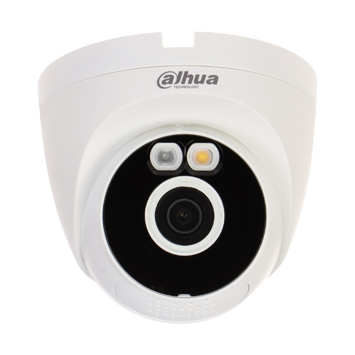 DAHUA T5A-PV-0280B Wi-Fi 6 Cámara IP 5MP 2.8mm Luz dual inteligente Disuasión activa al aire libre