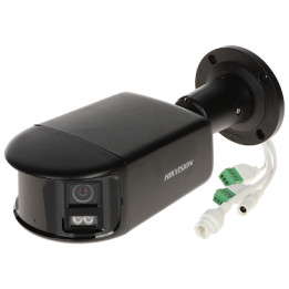 Hikvision DS-2CD2T87G2P-LSU/SL(4MM)(C)BLACK 7.4 MP Panoramic ColorVu IP Camera with PoE and IP67