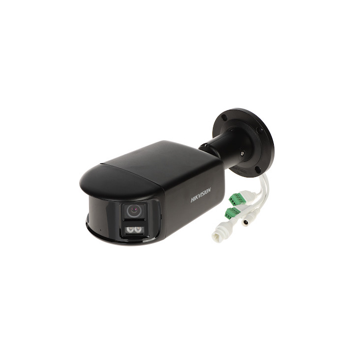 Hikvision DS-2CD2T87G2P-LSU/SL(4MM)(C)BLACK 7.4 MP Panoramic ColorVu IP Camera with PoE and IP67