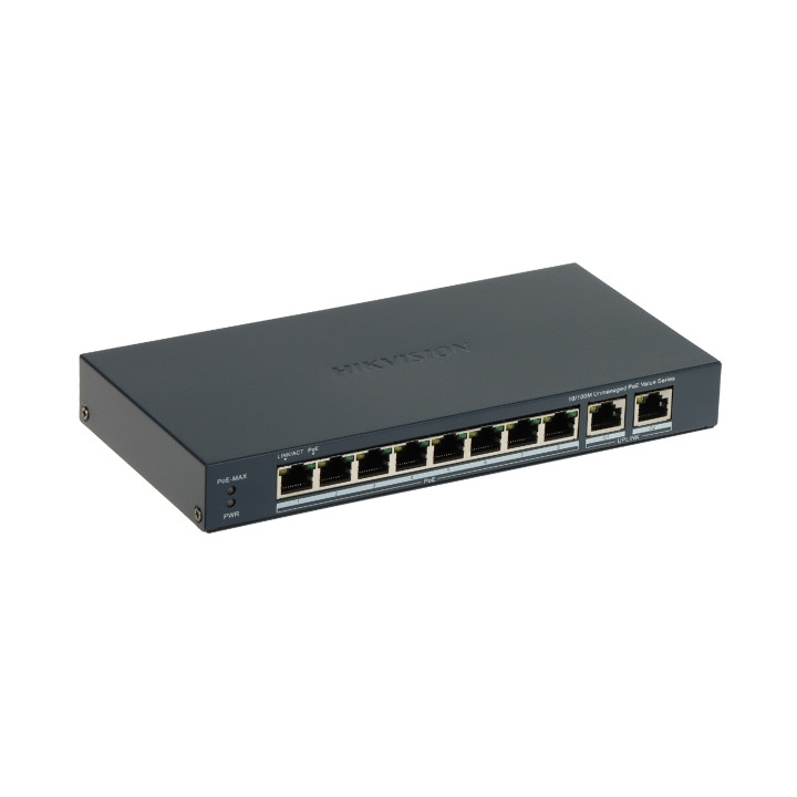 Hikvision DS-3E0310P-E/M(B) 8-Port PoE Switch