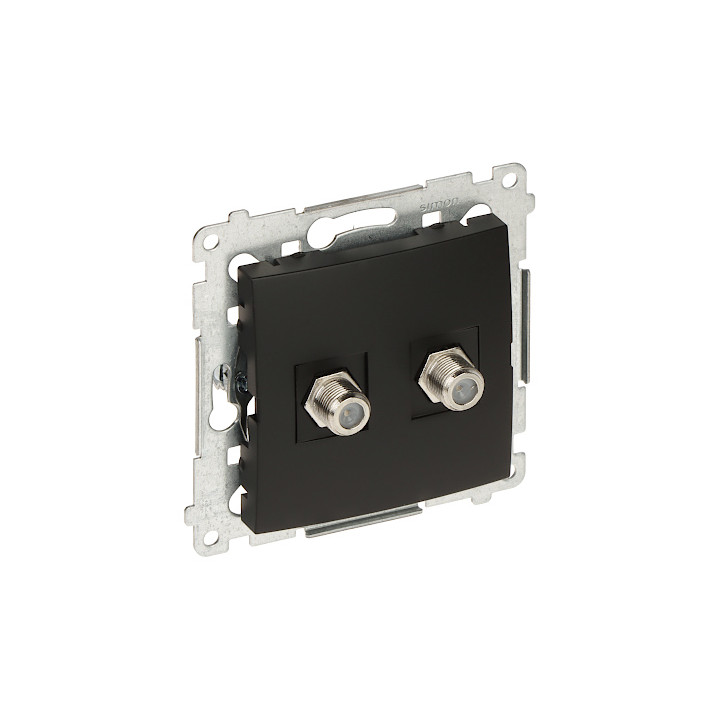 KONTAKT Simon DASF2.01/49-SIMON54 RJ45 Keystone Jack, Female, 1 Port