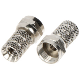Conector Coaxial Tipo F Macho 75Ω F/5.2-CFS para Cable RG6