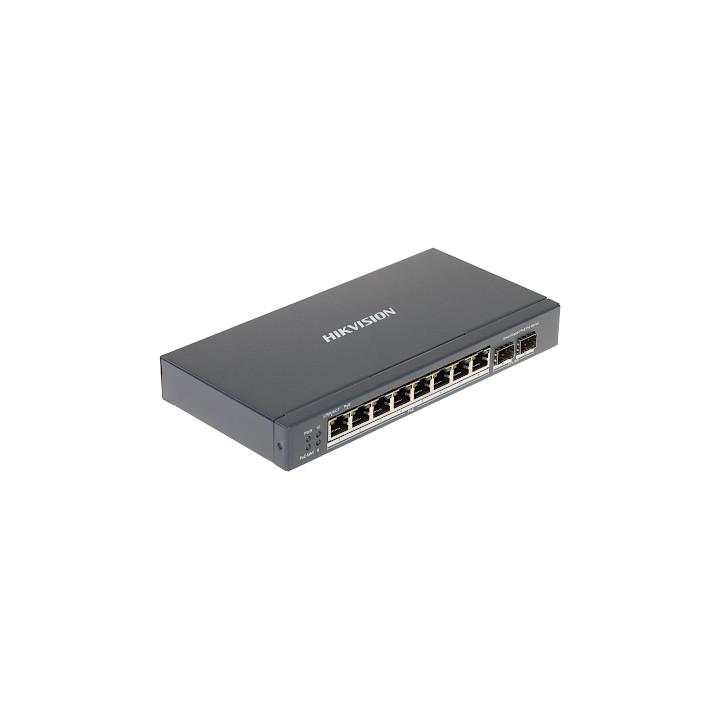 Hikvision DS-3E1510P-SI 8-портовый Gigabit неуправляемый PoE коммутатор