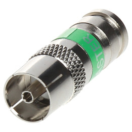 IEC-G ZAC-TRI113/MSR RJ45 Keystone Jack Cat6 UTP Conector de compresión hembra blanco