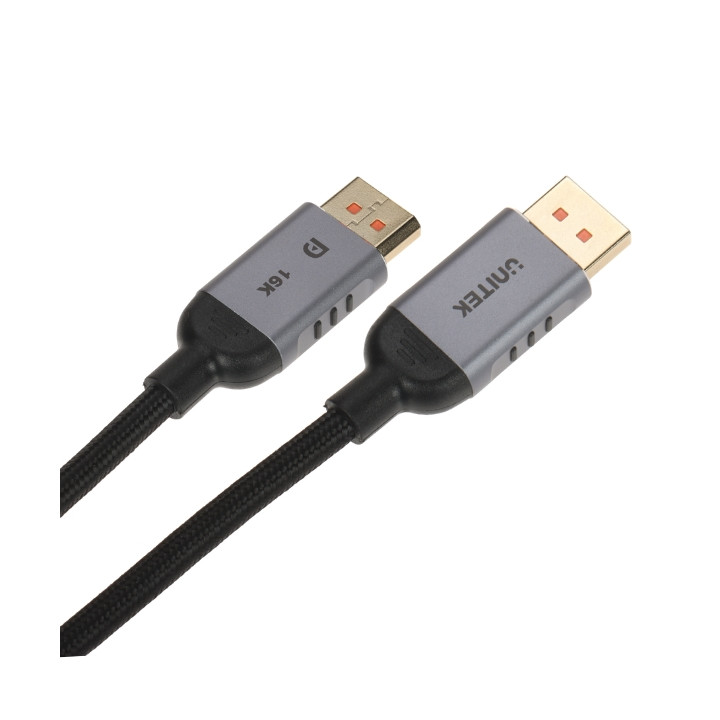 UNITEK DisplayPort Cable C1626GY01-1M 16K @ 60 Hz, 1 m